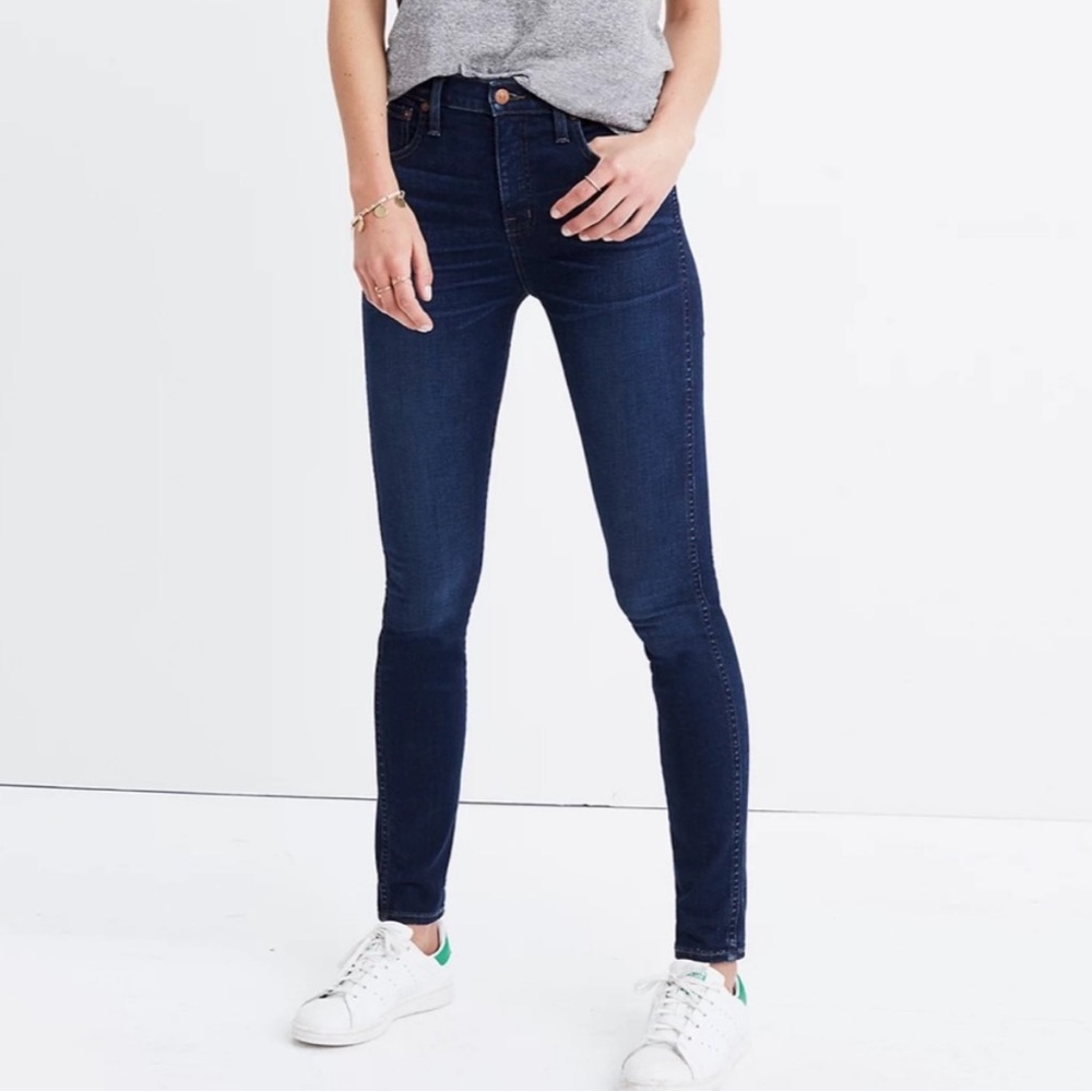 Madewell Women's Dark Blue Skinny Jeans